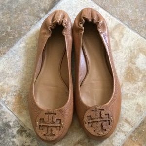 Tory Burch Ballet Flats, Tan, size 9.5m